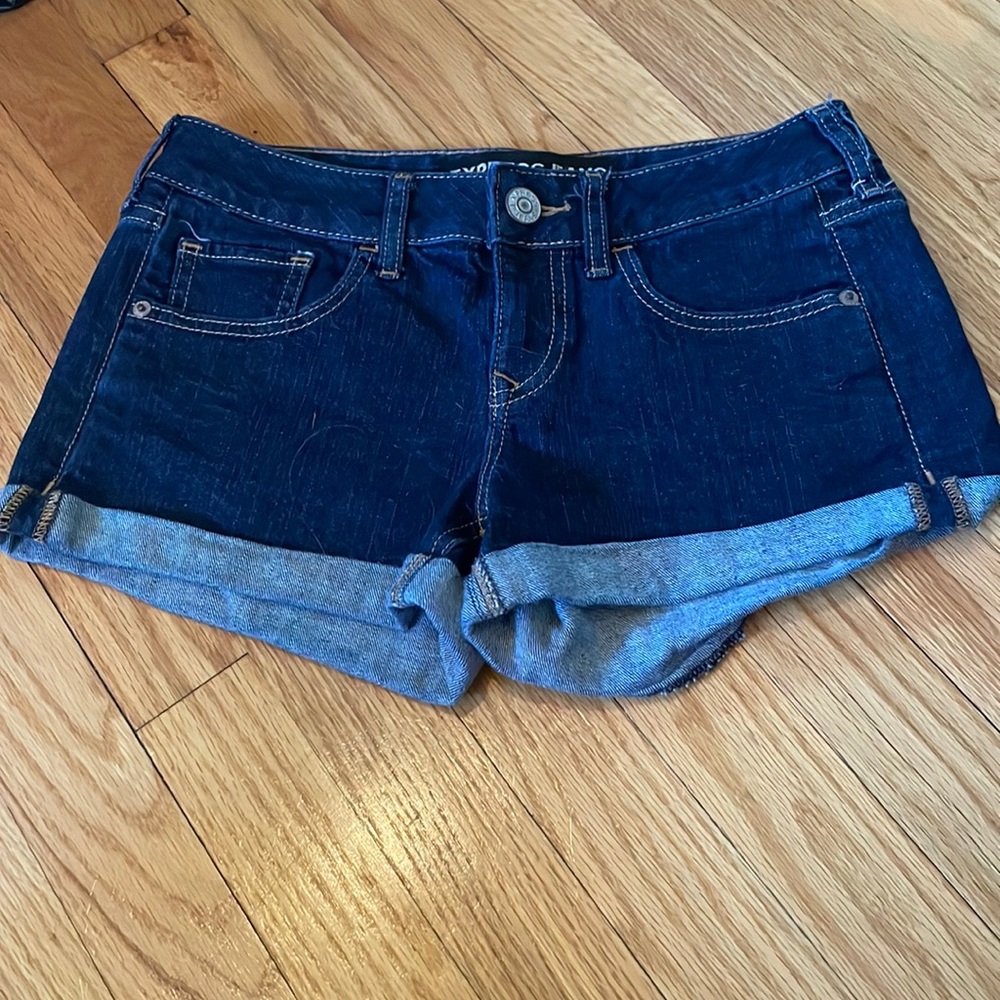 Express Jean shorts | dark wash